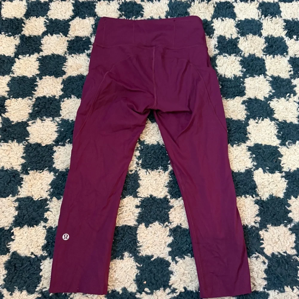 Lululemon Fast and Free Crop II 19" *Nulux Marvel - Picture 3 of 6